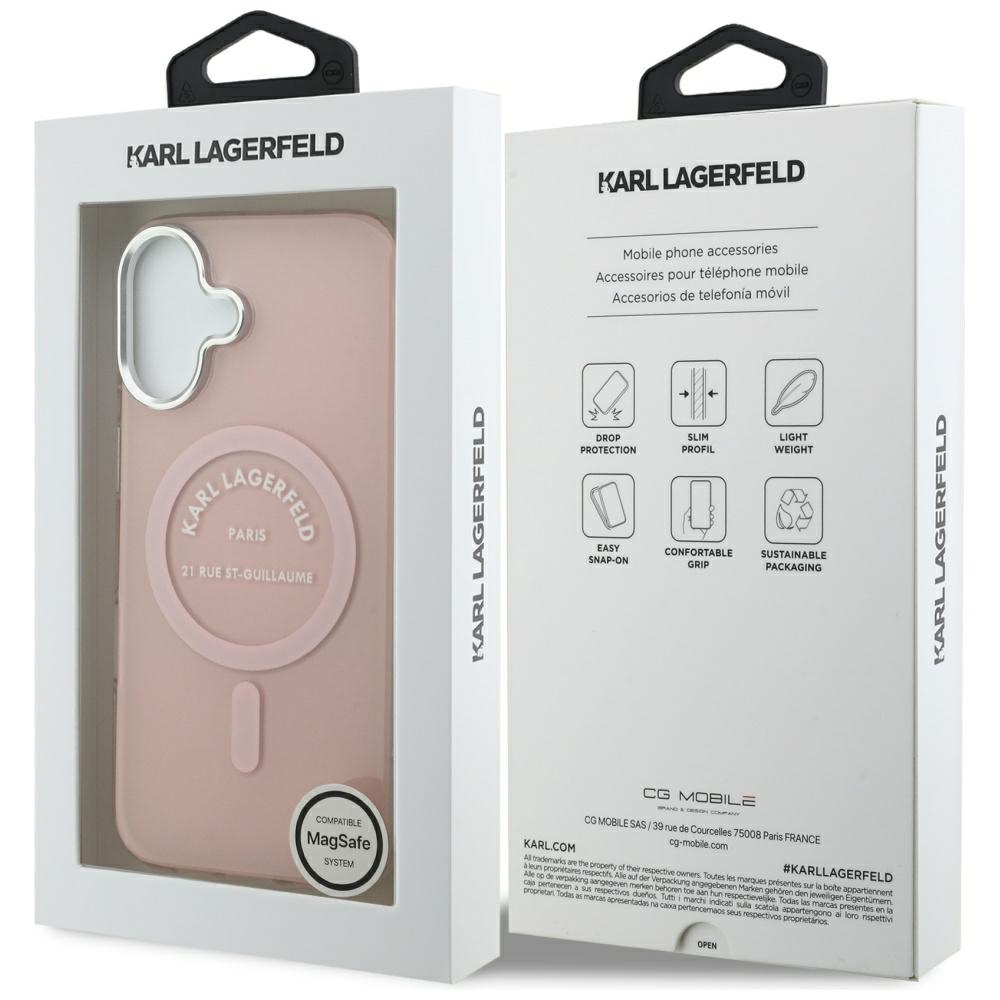 iTok webáruház - Karl Lagerfeld Karl Lagerfeld IML Karl RSG Logo MagSafe tok iPhone 17 készülékhez (rózsaszín) 8 Karl Lagerfeld IML Karl RSG Logo MagSafe Case for iPhone 17 (rózsaszín)