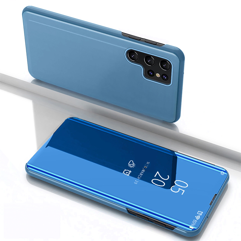 iTok webáruház - Hurtel Clear View tok Samsung Galaxy S25 Ultra flip tok – kék (kék) 1 Clear View Case for Samsung Galaxy S25 Ultra Flip Cover (kék)