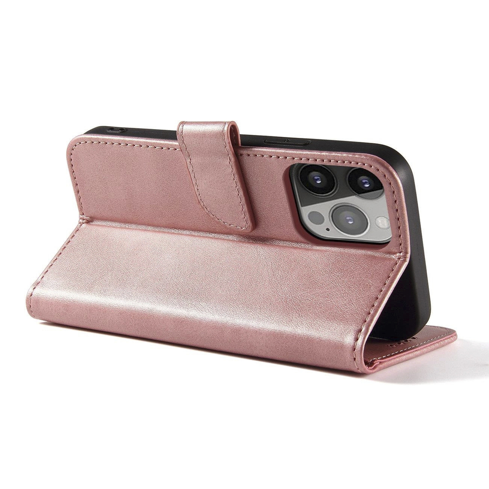 iTok webáruház - Hurtel Magnet Case mágneses könyvtok Samsung Galaxy S25 Ultra készülékhez (rózsaszín) 4 Magnet Case with Flip for Samsung Galaxy S25 Ultra (rózsaszín)