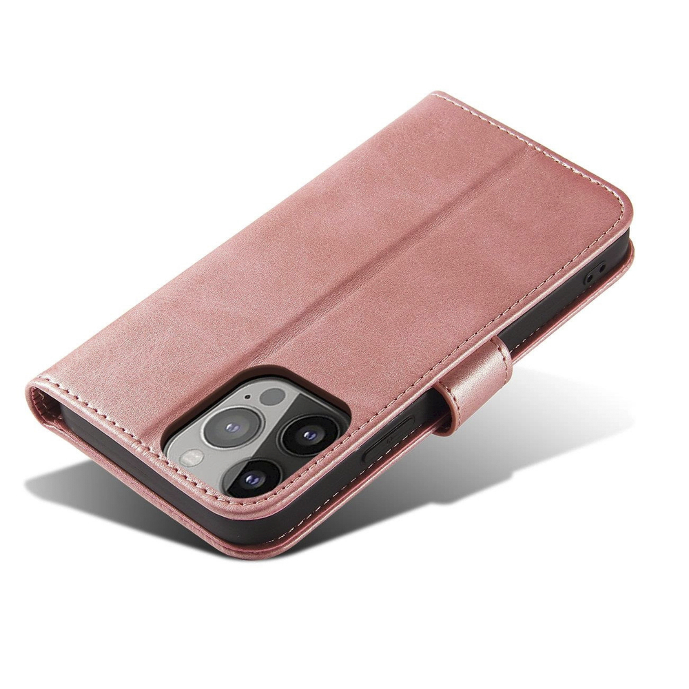 iTok webáruház - Hurtel Magnet Case mágneses könyvtok Samsung Galaxy S25 Ultra készülékhez (rózsaszín) 6 Magnet Case with Flip for Samsung Galaxy S25 Ultra (rózsaszín)