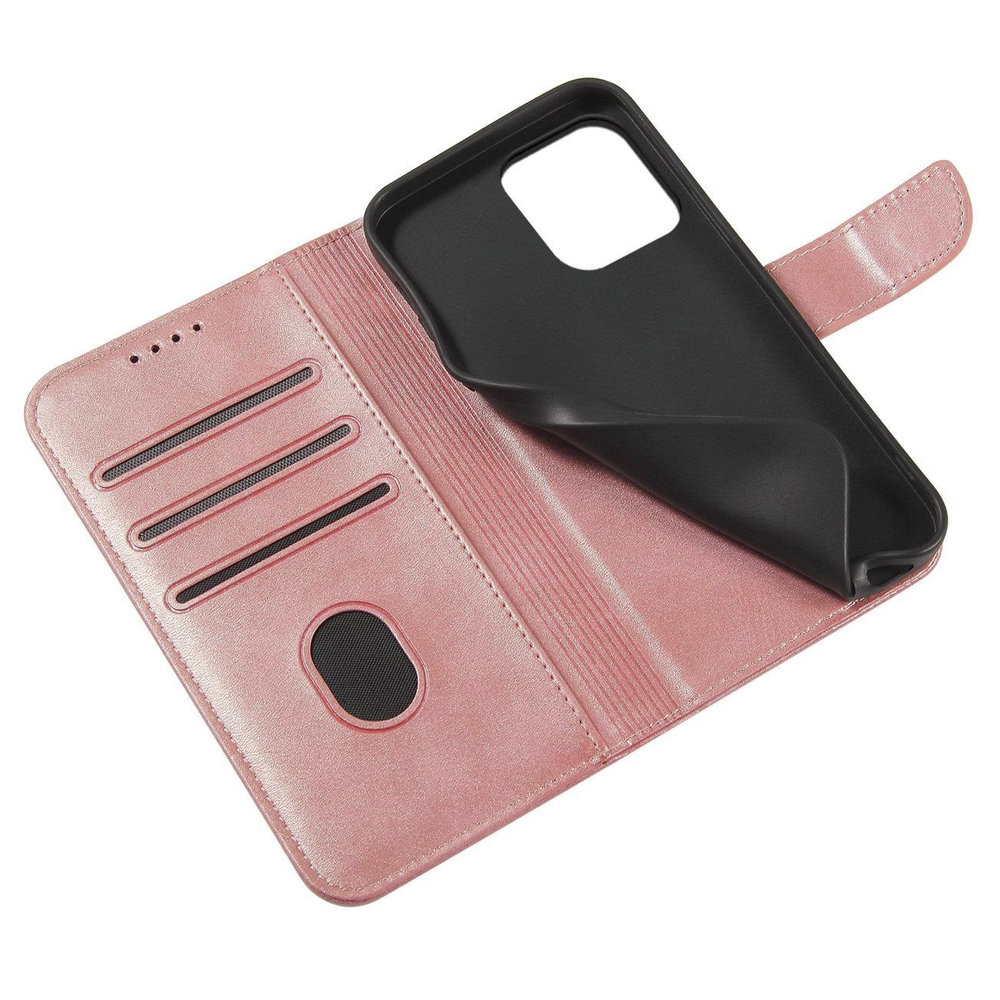 iTok webáruház - Hurtel Magnet Case mágneses könyvtok Samsung Galaxy S25 Ultra készülékhez (rózsaszín) 7 Magnet Case with Flip for Samsung Galaxy S25 Ultra (rózsaszín)