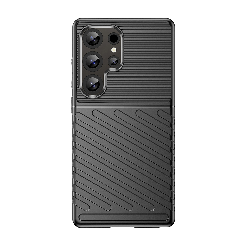 iTok webáruház - Hurtel Thunder Case szilikon tok Samsung Galaxy S25 Ultra készülékhez (fekete) 2 Thunder Case Samsung Galaxy S25 Ultra Silicone Armored Case (fekete)