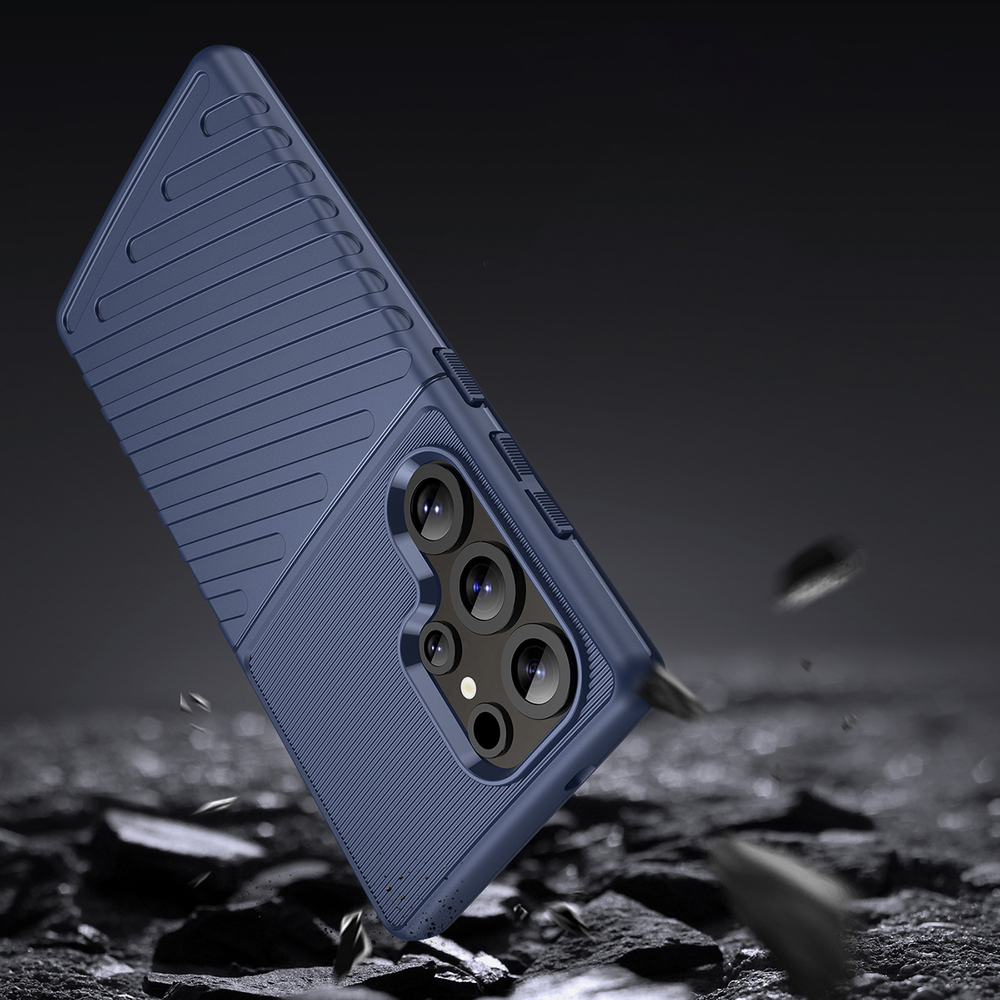 iTok webáruház - Hurtel Thunder Case Samsung Galaxy S25 Ultra szilikon tok (kék) 4 Thunder Case Samsung Galaxy S25 Ultra Silicone Armored Case (kék)