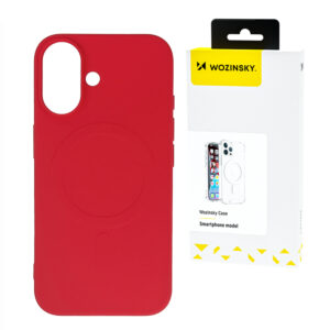 Liquid Silicone Case MagSafe tok Samsung Galaxy S25 Ultra (piros)