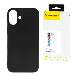 Wozinsky Silicone Case MagSafe szilikon tok Samsung Galaxy S25 Ultra készülékhez (fekete)