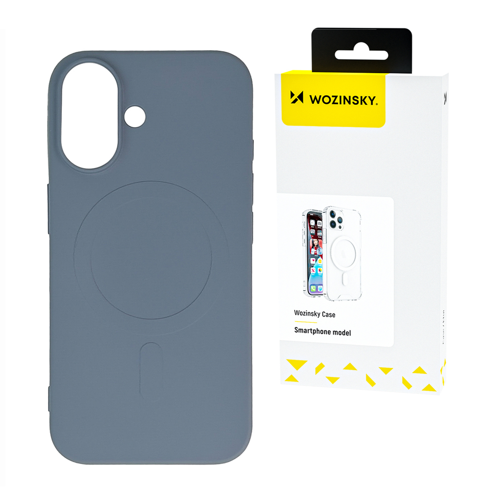 iTok webáruház - Wozinsky Wozinsky Silicone Case MagSafe szilikon tok Samsung Galaxy S25 Ultra készülékhez (szürke) 1 Wozinsky Silicone Case Magsafe Magnetic Case for Samsung Galaxy S25 Ultra (szürke)