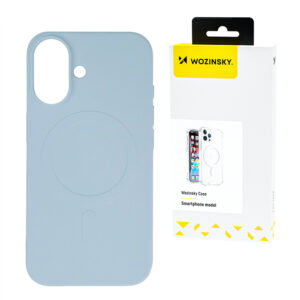 Wozinsky MagSafe szilikon tok Samsung Galaxy S25 Ultra készülékhez (kék)
