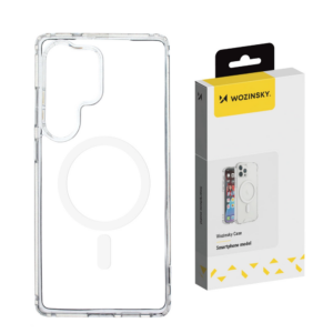 Wozinsky Ultra Clear MagSafe tok Samsung Galaxy S25 Ultra készülékhez (átlátszó)