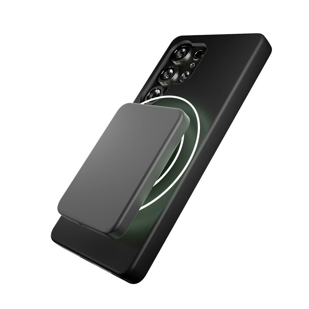 iTok webáruház - Puro Puro Icon Mag szilikon tok MagSafe támogatással Samsung Galaxy S25 Ultra készülékhez (fekete) 6 Puro Icon Mag Silicone Case with MagSafe for Samsung Galaxy S25 Ultra (fekete)