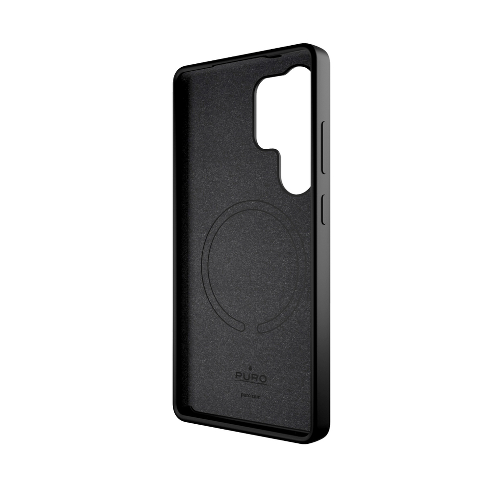 iTok webáruház - Puro Puro Icon Mag szilikon tok MagSafe támogatással Samsung Galaxy S25 Ultra készülékhez (fekete) 7 Puro Icon Mag Silicone Case with MagSafe for Samsung Galaxy S25 Ultra (fekete)