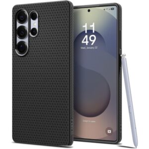 Spigen Liquid Air tok Samsung Galaxy S25 Ultra készülékhez (fekete)