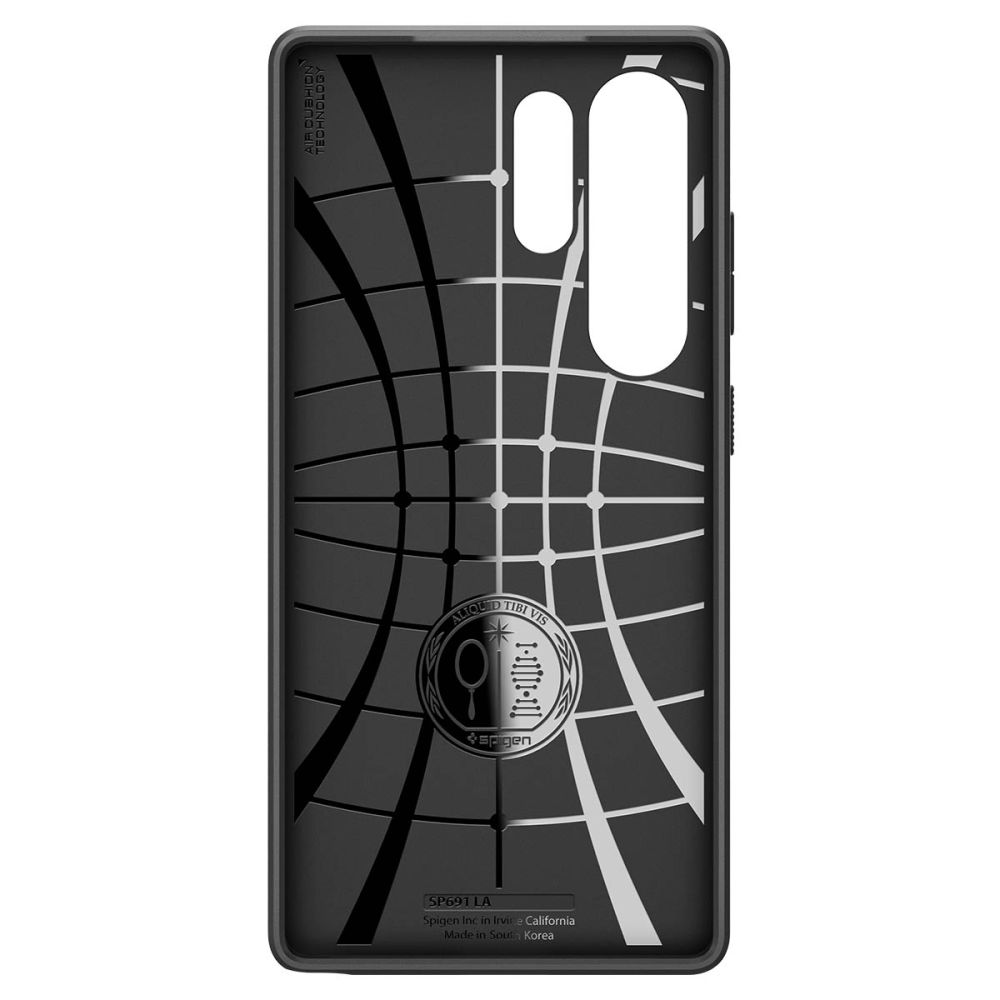 iTok webáruház - Spigen Spigen Liquid Air tok Samsung Galaxy S25 Ultra készülékhez (fekete) 3 Spigen Liquid Air Case for Samsung Galaxy S25 Ultra (fekete)