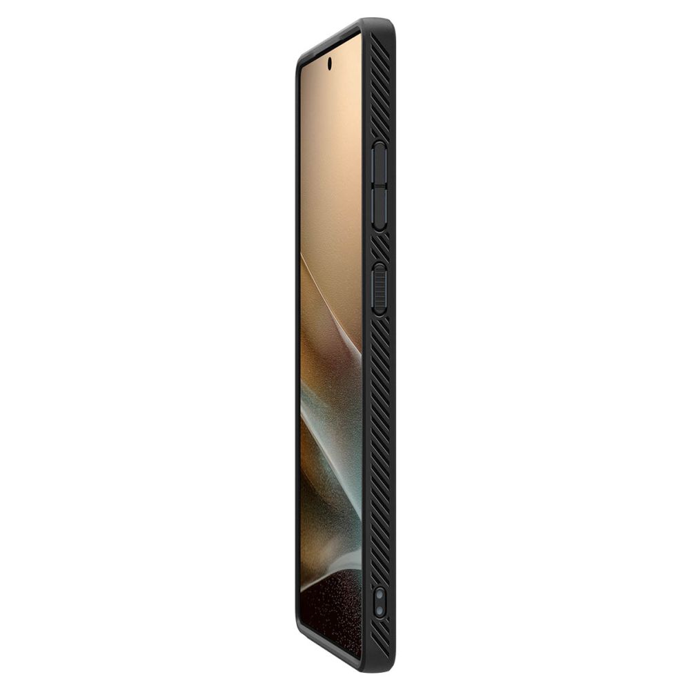 iTok webáruház - Spigen Spigen Liquid Air tok Samsung Galaxy S25 Ultra készülékhez (fekete) 8 Spigen Liquid Air Case for Samsung Galaxy S25 Ultra (fekete)