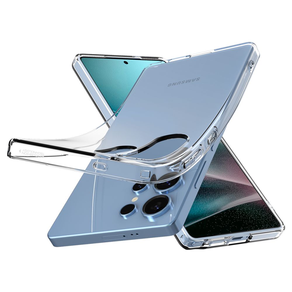 iTok webáruház - Spigen Spigen Liquid Crystal tok Samsung Galaxy S25 Ultra készülékhez (átlátszó) 6 Spigen Liquid Crystal Case for Samsung Galaxy S25 Ultra (átlátszó)