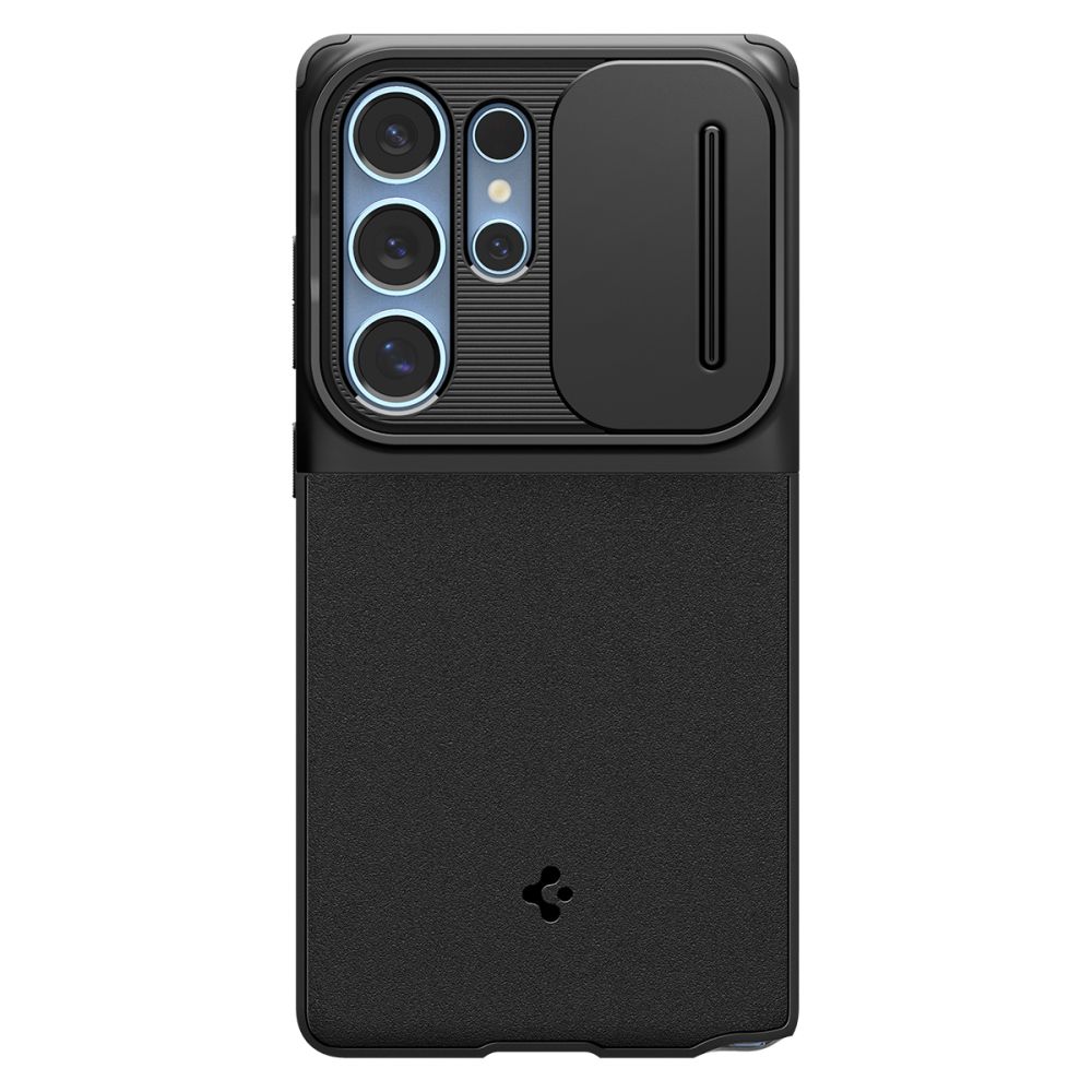 iTok webáruház - Spigen Spigen Optik Armor tok Samsung Galaxy S25 Ultra készülékhez (fekete) 2 Spigen Optik Armor Case for Samsung Galaxy S25 Ultra (fekete)