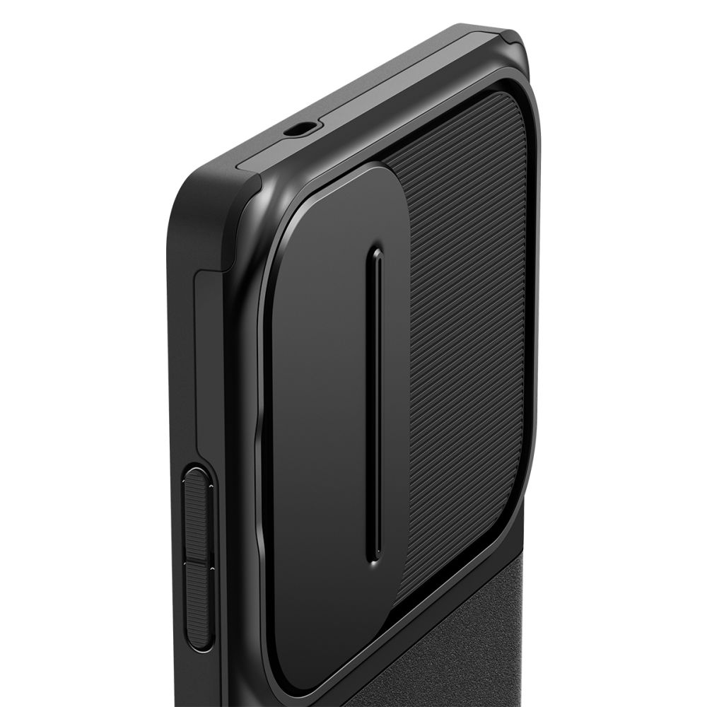 iTok webáruház - Spigen Spigen Optik Armor tok Samsung Galaxy S25 Ultra készülékhez (fekete) 6 Spigen Optik Armor Case for Samsung Galaxy S25 Ultra (fekete)