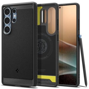 Spigen Rugged Armor Mag tok Samsung Galaxy S25 Ultra (fekete)