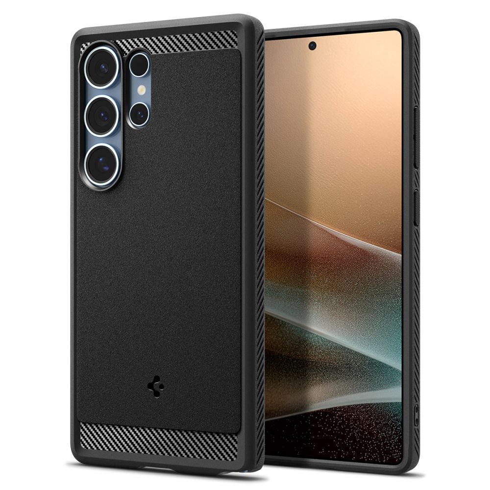 iTok webáruház - Spigen Spigen Rugged Armor Mag tok Samsung Galaxy S25 Ultra (fekete) 2 Spigen Rugged Armor Mag Case for Samsung Galaxy S25 Ultra (fekete)