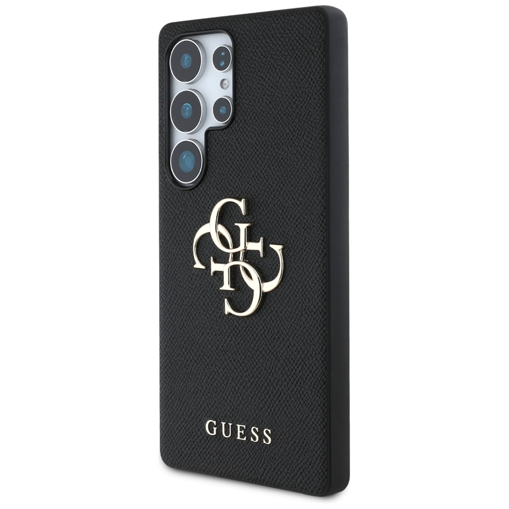 iTok webáruház - Guess Guess Grained Big 4G Logo Small Classic Logo tok Samsung Galaxy S25 Ultra készülékhez, fekete 2 Guess Grained Big 4G Logo Small Classic Logo case for Samsung Galaxy S25 Ultra black