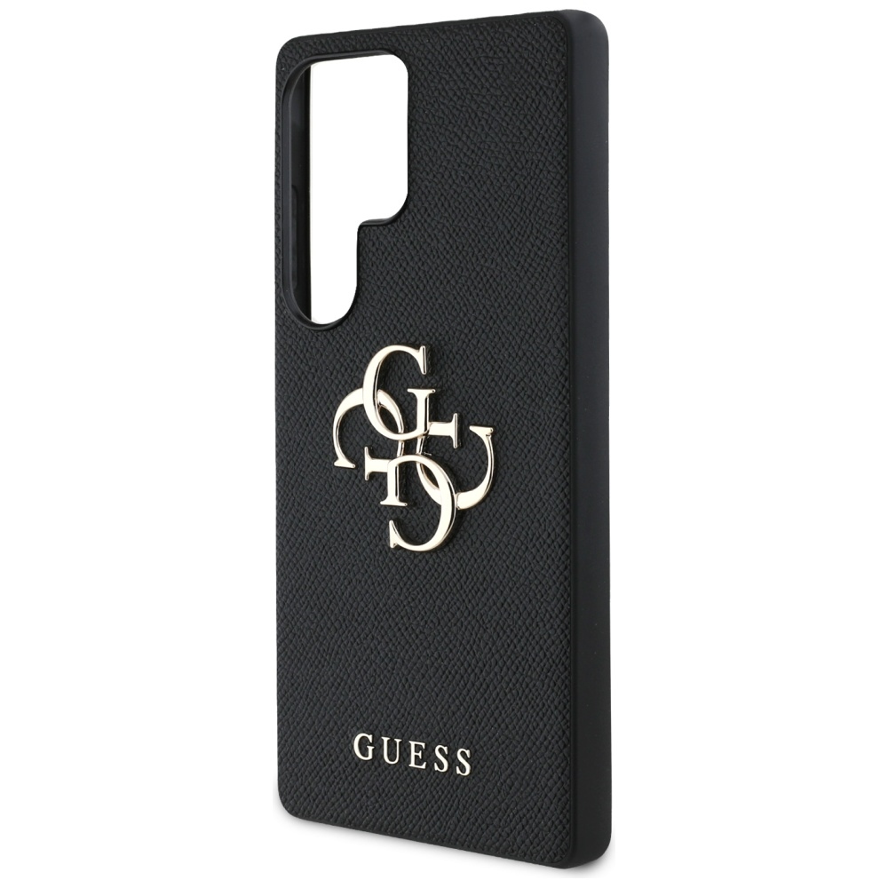 iTok webáruház - Guess Guess Grained Big 4G Logo Small Classic Logo tok Samsung Galaxy S25 Ultra készülékhez, fekete 6 Guess Grained Big 4G Logo Small Classic Logo case for Samsung Galaxy S25 Ultra black