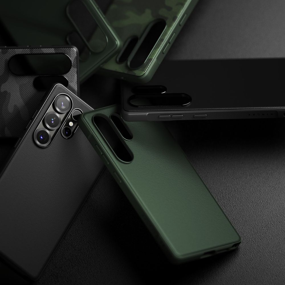 iTok webáruház - Ringke Ringke Onyx tok Samsung Galaxy S25 Ultra készülékhez (zöld) 4 Ringke Onyx Case for Samsung Galaxy S25 Ultra (zöld)