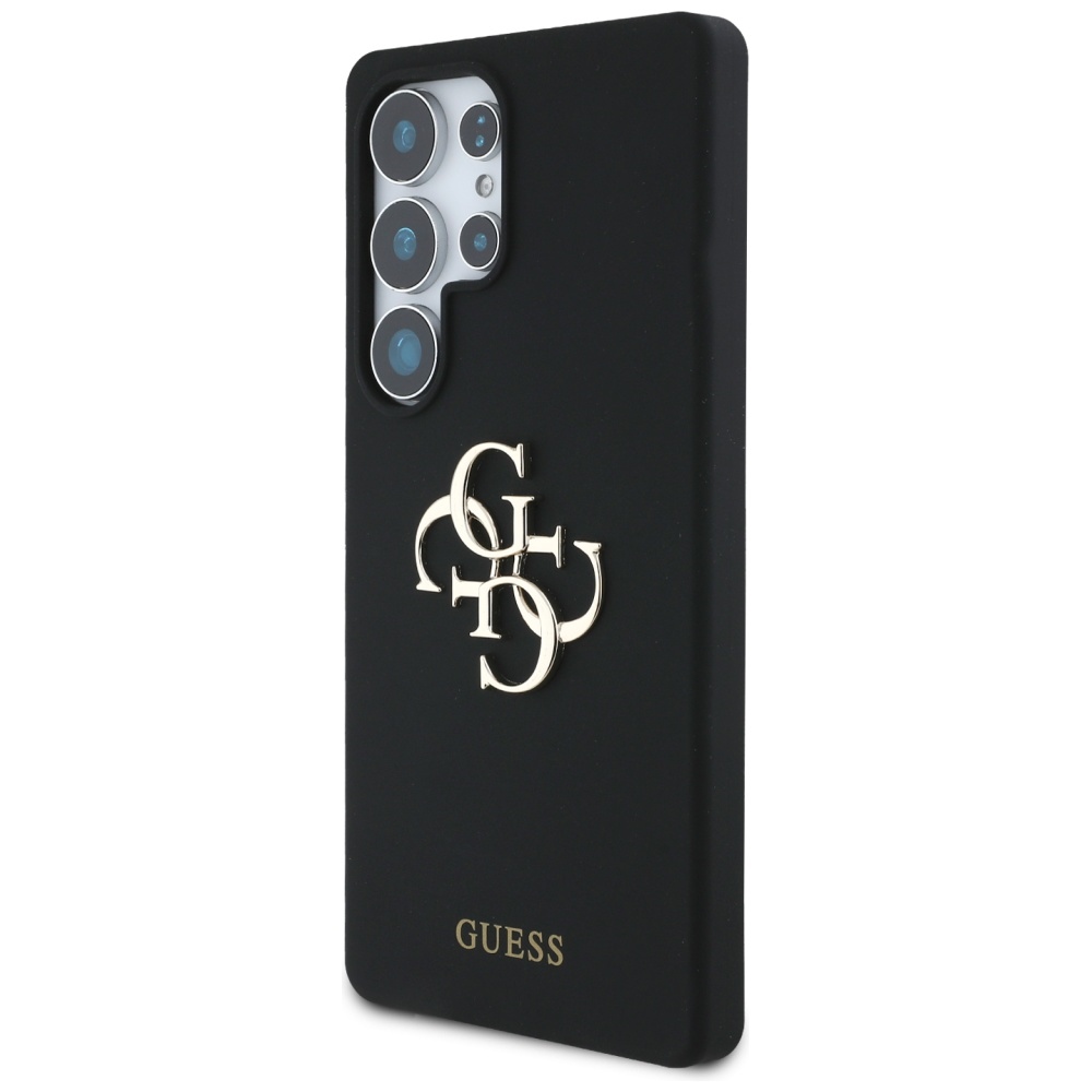 iTok webáruház - Guess Guess Silicone Big 4G Logo Bottom Script szilikon tok Samsung Galaxy S25 Ultra készülékhez (fekete) 2 Guess Silicone Big 4G Logo Bottom Script case for Samsung Galaxy S25 Ultra (fekete)