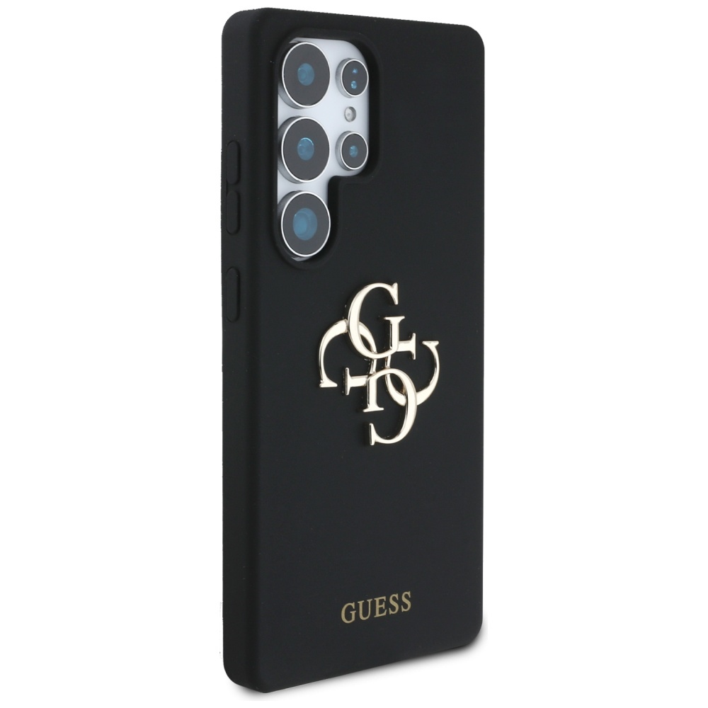 iTok webáruház - Guess Guess Silicone Big 4G Logo Bottom Script szilikon tok Samsung Galaxy S25 Ultra készülékhez (fekete) 4 Guess Silicone Big 4G Logo Bottom Script case for Samsung Galaxy S25 Ultra (fekete)