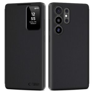 Tech-Protect Smart Wallet tok Samsung Galaxy S25 Ultra készülékhez (matt fekete)