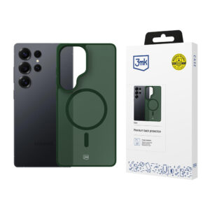 3mk Smoke MagCase tok Samsung Galaxy S25 Ultra készülékhez (zöld-áttetsző)