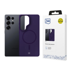 3mk Smoke MagCase tok Samsung Galaxy S25 Ultra készülékhez (áttetsző lila)