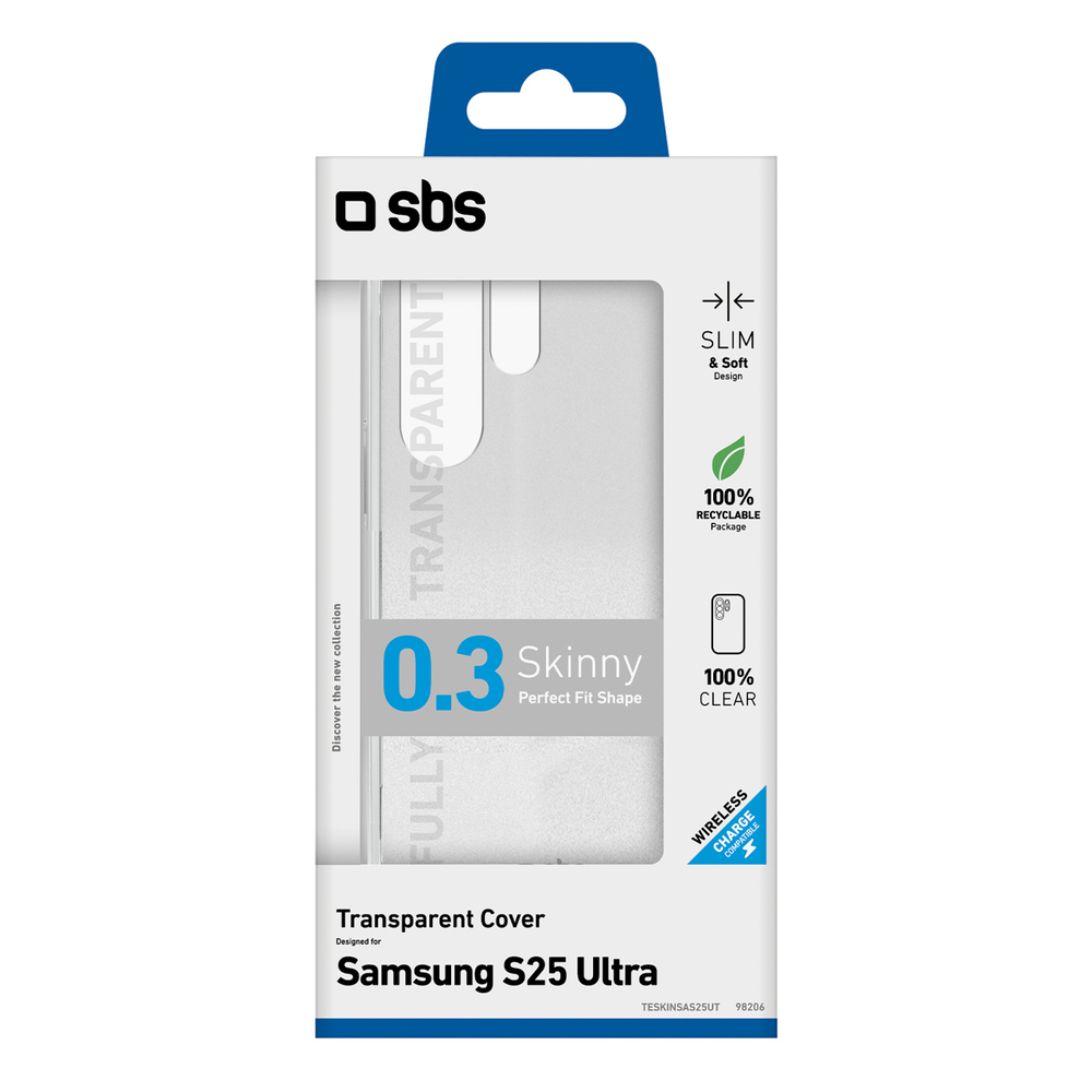 iTok webáruház - SBS SBS Skinny Cover tok Samsung Galaxy S25 Ultra (átlátszó) 2 SBS Skinny Cover for Samsung Galaxy S25 Ultra (átlátszó)