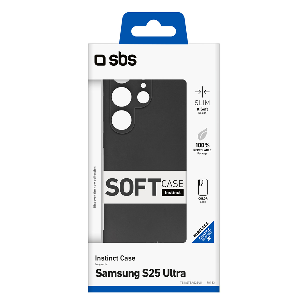 iTok webáruház - SBS SBS Instinct tok Samsung Galaxy S25 Ultra (fekete) 2 SBS Instinct Case for Samsung Galaxy S25 Ultra (fekete)