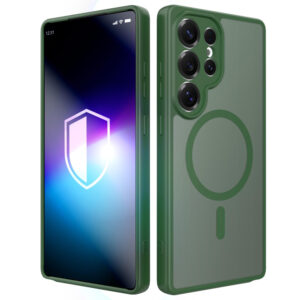 3mk Misty MagCase tok Samsung Galaxy S25 Ultra készülékhez (zöld)