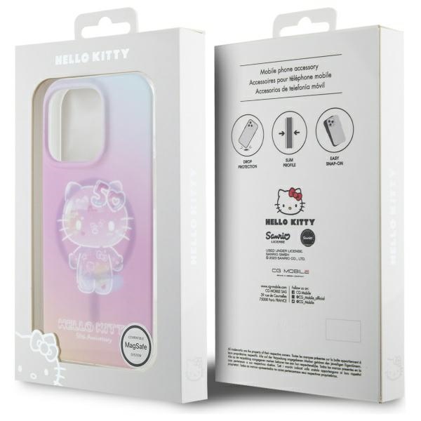 iTok webáruház - Hello Kitty Hello Kitty IML 50th Anniversary MagSafe tok iPhone 16 Pro készülékhez (rózsaszín) 8 Hello Kitty IML 50th Anniversary Magsafe iPhone 16 Pro Case (rózsaszín)