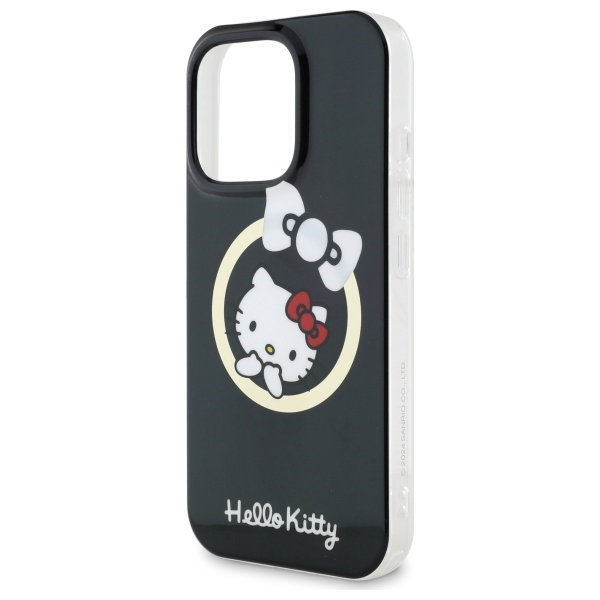 iTok webáruház - Hello Kitty Hello Kitty IML Fun Bow MagSafe iPhone 16 Pro tok (fekete) 6 Hello Kitty IML Fun Bow Magsafe iPhone 16 Pro Case (fekete)