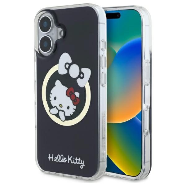 iTok webáruház - Hello Kitty Hello Kitty IML Fun bow MagSafe iPhone 16 tok (fekete) 1 Hello Kitty IML Fun bow Magsafe iPhone 16 Case (fekete)