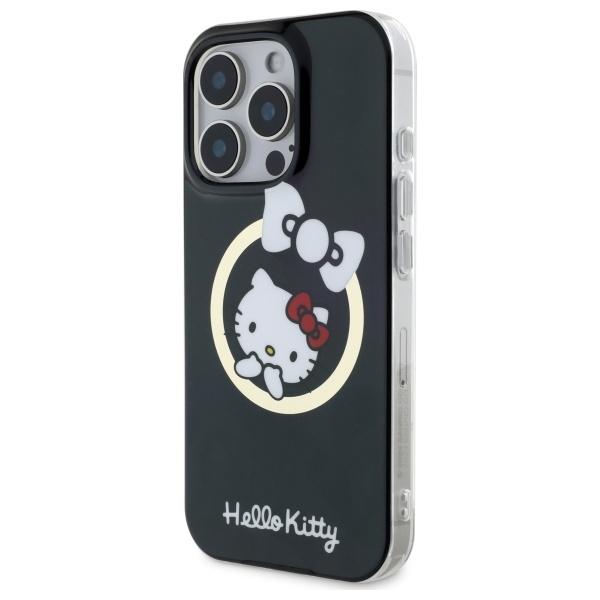 iTok webáruház - Hello Kitty Hello Kitty IML Fun Bow MagSafe tok iPhone 16 Pro Max készülékhez (fekete) 2 Hello Kitty IML Fun bow Magsafe iPhone 16 Pro Max Case (fekete)
