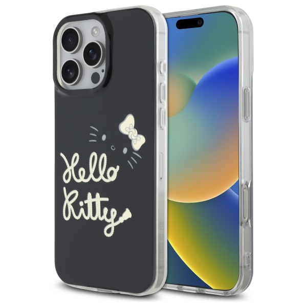 iTok webáruház - Hello Kitty Hello Kitty IML Golden Diva MagSafe tok iPhone 16 Pro Max készülékhez (fekete) 1 Hello Kitty IML Golden Diva MagSafe Case for iPhone 16 Pro Max (fekete)