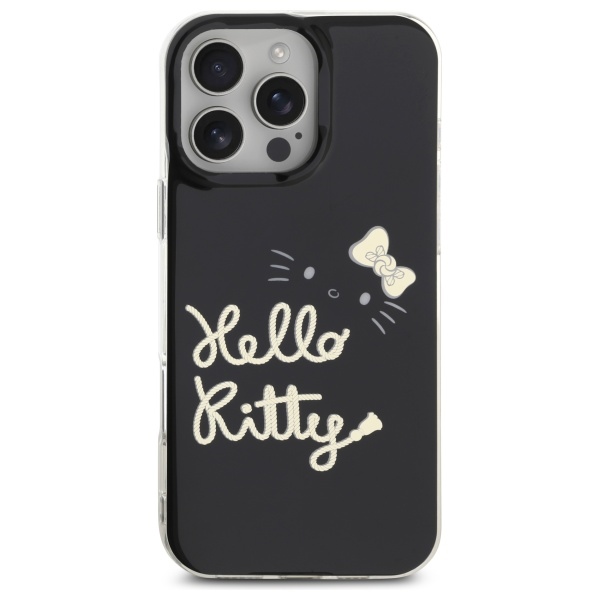 iTok webáruház - Hello Kitty Hello Kitty IML Golden Diva MagSafe tok iPhone 16 Pro Max készülékhez (fekete) 3 Hello Kitty IML Golden Diva MagSafe Case for iPhone 16 Pro Max (fekete)