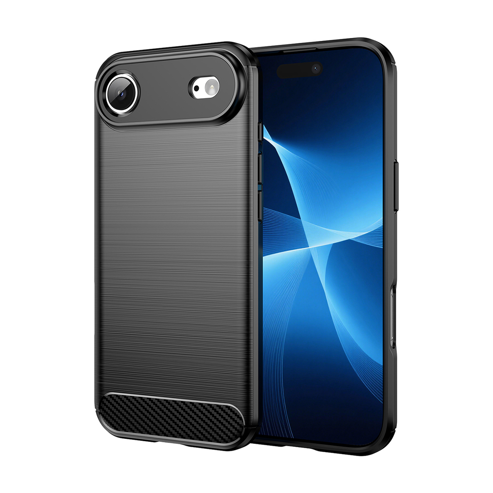 iTok webáruház - Hurtel Carbon tok iPhone 17 Air készülékhez (fekete) 1 Carbon Case for iPhone 17 Air (fekete)