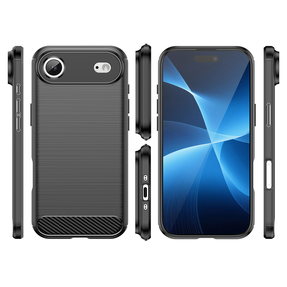 iTok webáruház - Hurtel Carbon tok iPhone 17 Air készülékhez (fekete) 2 Carbon Case for iPhone 17 Air (fekete)
