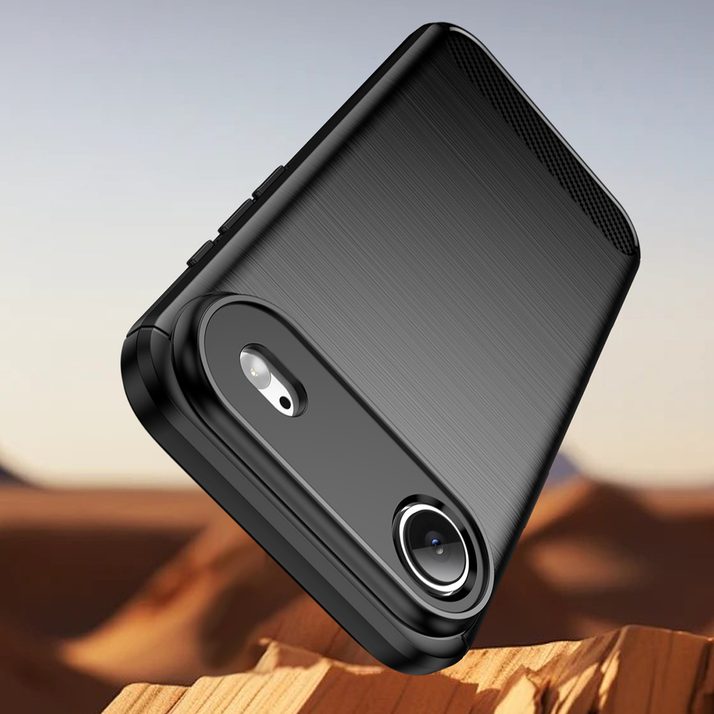 iTok webáruház - Hurtel Carbon tok iPhone 17 Air készülékhez (fekete) 3 Carbon Case for iPhone 17 Air (fekete)