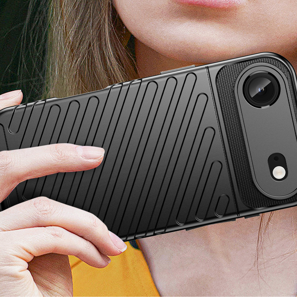 iTok webáruház - Hurtel Thunder tok iPhone 17 Airhez (fekete) 5 Thunder Case for iPhone 17 Air (fekete)