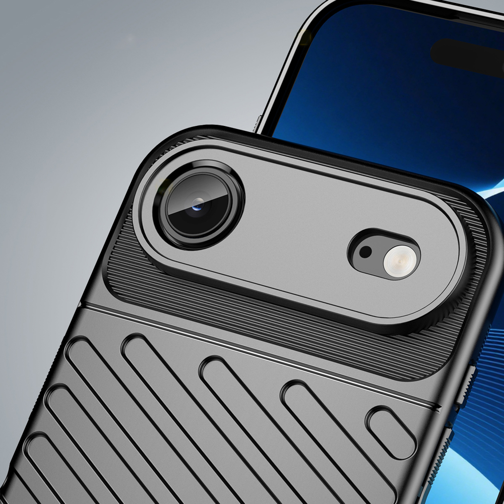 iTok webáruház - Hurtel Thunder tok iPhone 17 Airhez (fekete) 6 Thunder Case for iPhone 17 Air (fekete)