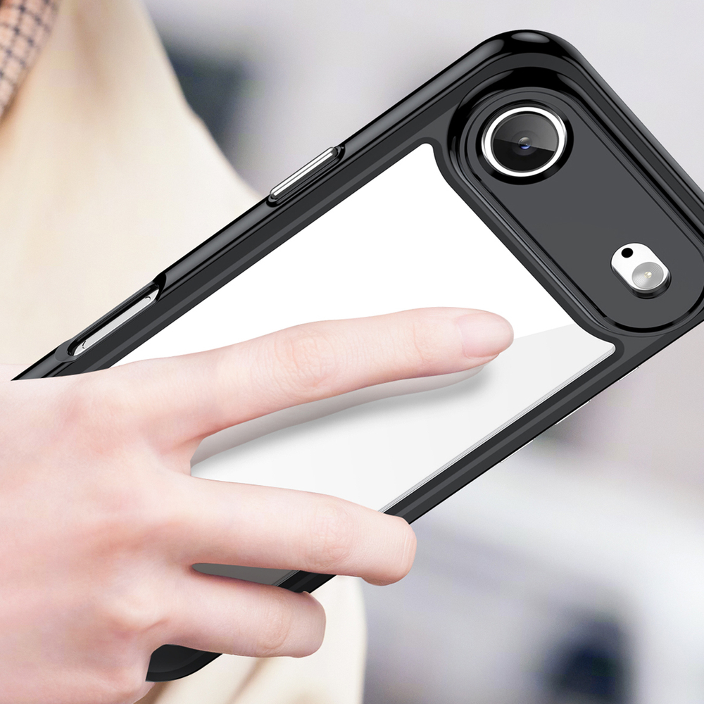 iTok webáruház - Hurtel Outer Space tok iPhone 17 Airhez (fekete átlátszó) 5 Outer Space Case for iPhone 17 Air (fekete átlátszó)