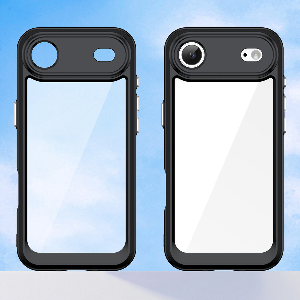 iTok webáruház - Hurtel Outer Space tok iPhone 17 Airhez (fekete átlátszó) 8 Outer Space Case for iPhone 17 Air (fekete átlátszó)