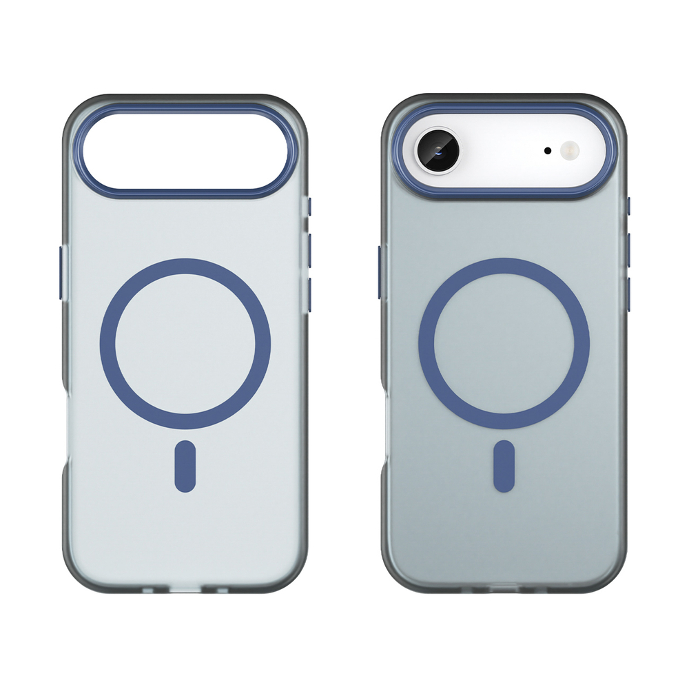 iTok webáruház - Hurtel Magnetic Abrasive tok iPhone 17 Air készülékhez MagSafe kompatibilitással (matt kék) 2 Magnetic Abrasive iPhone 17 Air Case Compatible with MagSafe (matt kék)