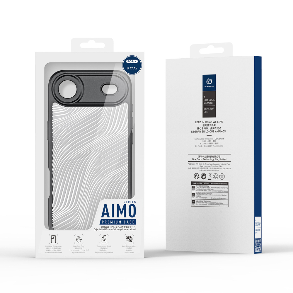 iTok webáruház - Dux Ducis Dux Ducis Aimo tok iPhone 17 Airhez – fekete 8 Dux Ducis Aimo Case for iPhone 17 Air – Black
