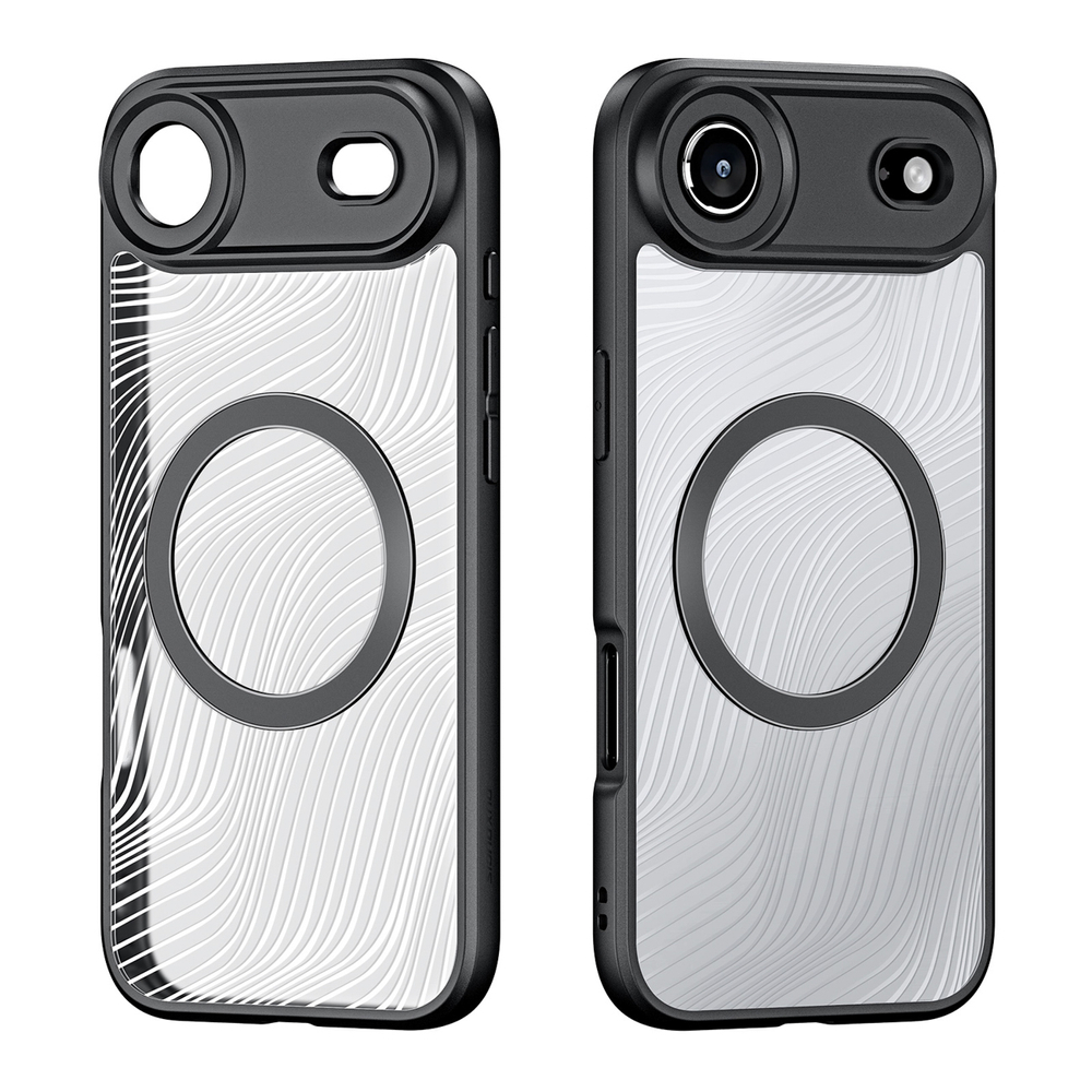 iTok webáruház - Dux Ducis Dux Ducis Aimo Mag tok iPhone 17 Air készülékhez – fekete 2 Dux Ducis Aimo Mag Case with Magnetic Ring for iPhone 17 Air – Black