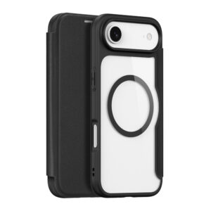 Dux Ducis Skin X Pro iPhone 17 Air pénztárcás tok, MagSafe-kompatibilis (fekete)